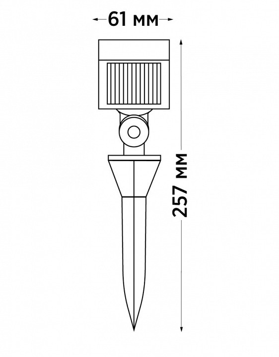 Наземный низкий светильник Italline  IT4008