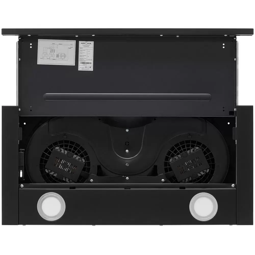 Встраиваемая вытяжка Krona KAMILLA T 600 BLACK (2 мотора)