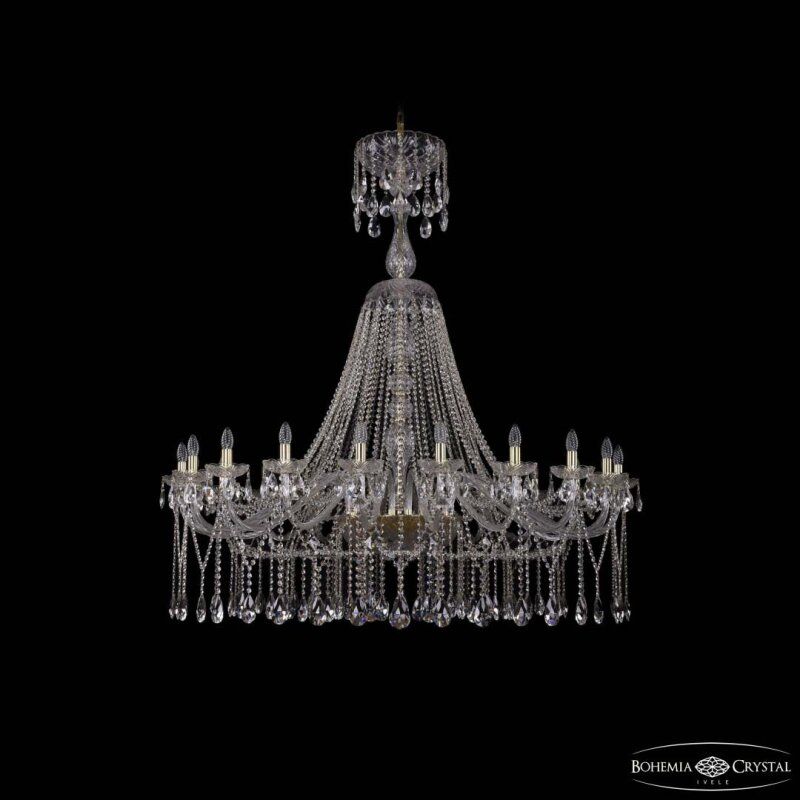 Подвесная люстра Bohemia Ivele Crystal 1413 1413/20/530/XL-158 G