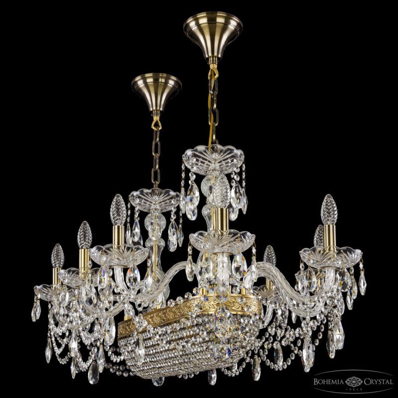 Подвесная люстра Bohemia Ivele Crystal 1453 1453/10/195/600 FP