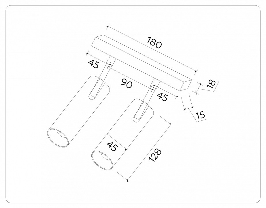 Светильник на штанге Ambrella Light GL GL3901