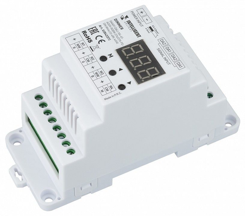 Контроллер-диммер и регулятор ЦТ и цвета RGBW Arlight INTELLIGENT 028422(1)