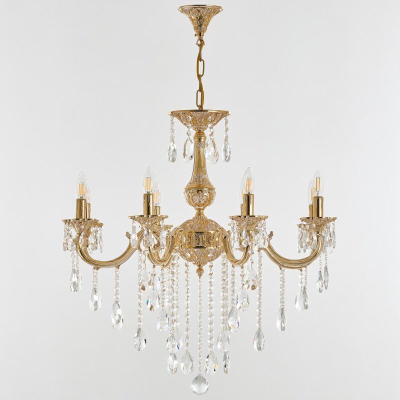 Подвесная люстра Bohemia Ivele Crystal AL7801 AL78101/8/250 B GW
