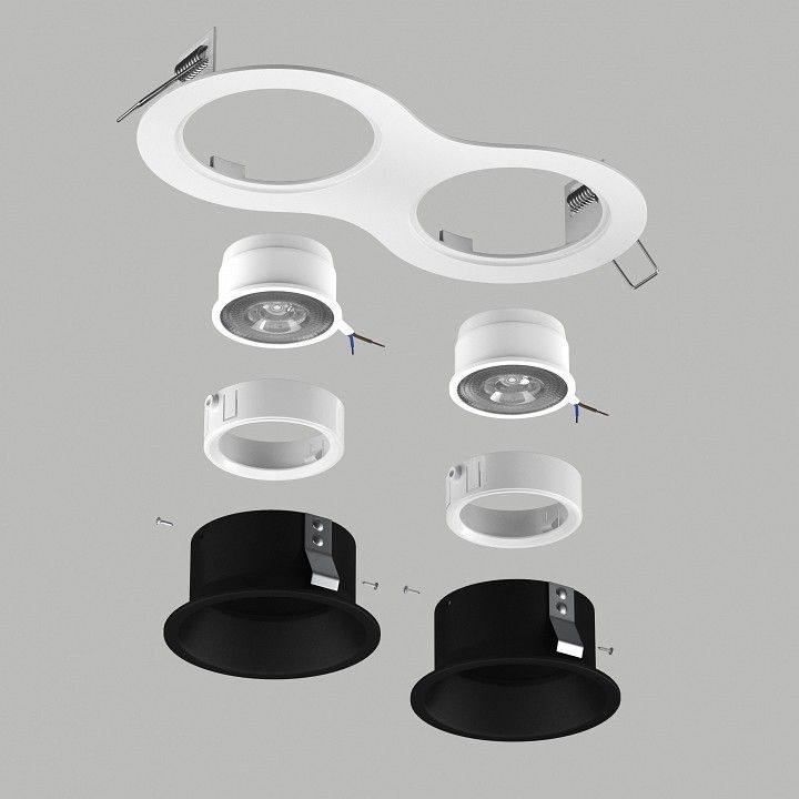 Встраиваемый светильник Lightstar Domino D6260707WMOD
