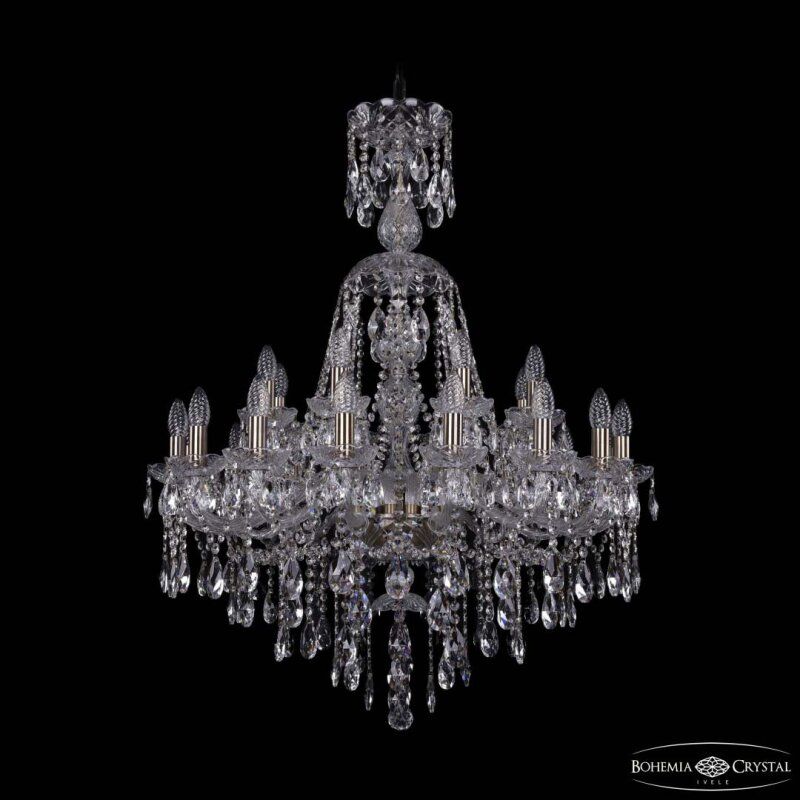Подвесная люстра Bohemia Ivele Crystal 1415 1415/16+8/300/XL-106 Pa