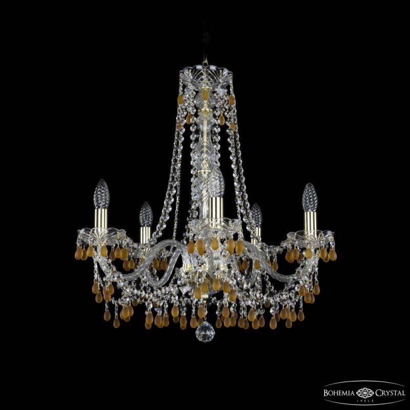 Подвесная люстра Bohemia Ivele Crystal 1410 1410/5/195/h-60 G V1003