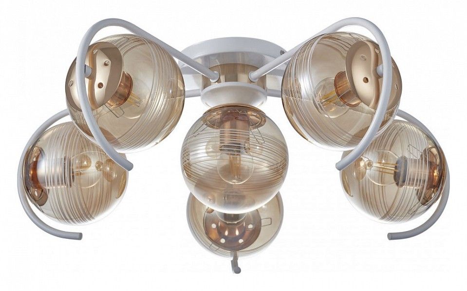 Потолочная люстра Arte Milano AMALFI-326208 326208/5+1 WH+FG