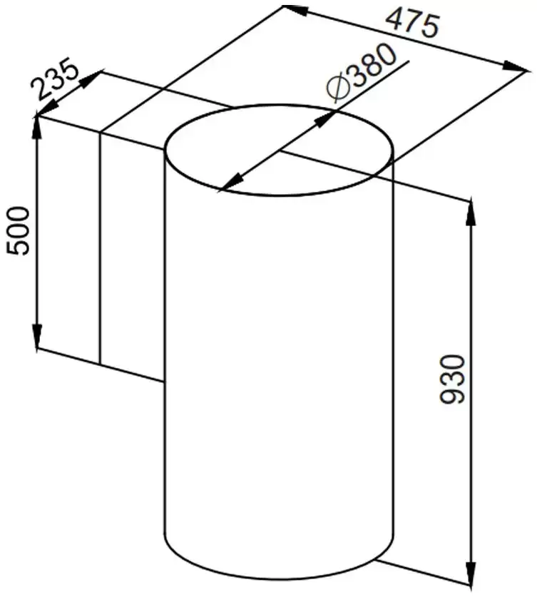 Вытяжка Maunfeld LEE WALL (sensor) 39 WHITE