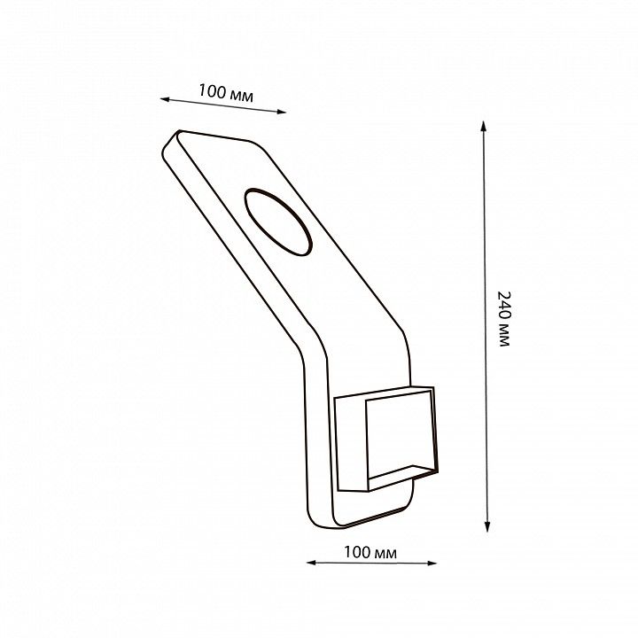 Накладной светильник Uniel ULU-S36A UL-00009352