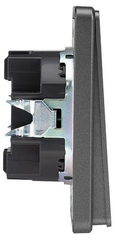Выключатель трехклавишный без рамки Kranz ROUND KR-78-0707-2