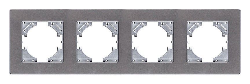 Рамка на 4 поста Kollinger Eleganz Acryl EA4GY