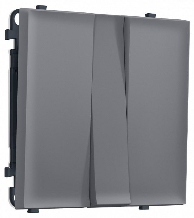Выключатель трехклавишный без рамки Ambrella Volt MS MS865010