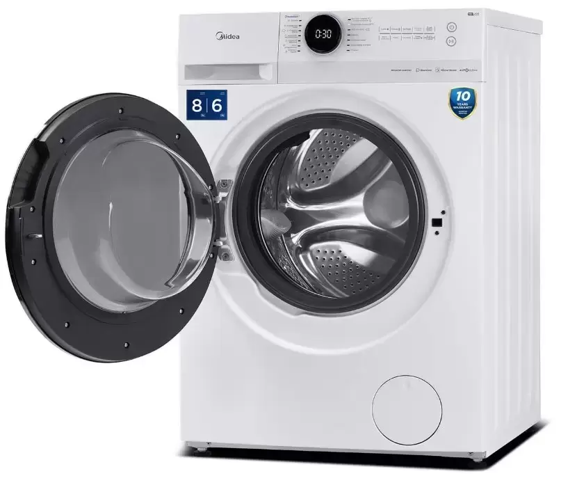 Стиральная машина с функцией сушки Midea MF200D80WBS/W-RU