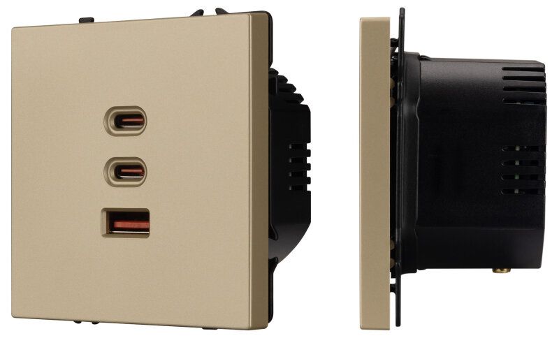 Розетка USB и type C без рамки Arlight NOBE 061836(1)