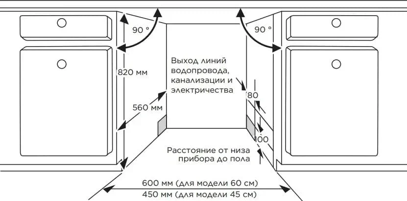Встраиваемая посудомоечная машина Midea MID60S485I