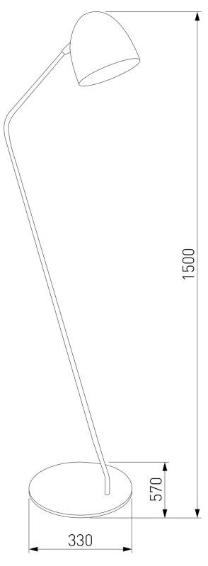 Торшер TK Lighting Soho 16162 Soho Black