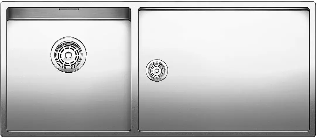 Мойка Blanco Claron 400/550-T-IF/N чаша слева нержавеющая сталь
