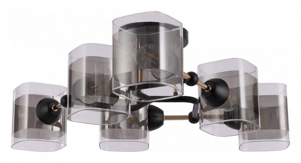 Потолочная люстра Arte Milano AMALFI-324308 324308/6 BK+FG