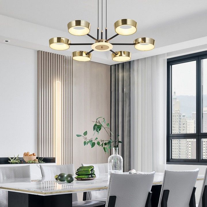 Подвесная люстра Arte Milano Ferrara-71079 271079/6 BK/GD