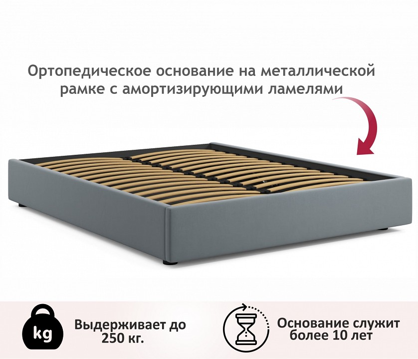 Кровать двуспальная Base 2000x1600