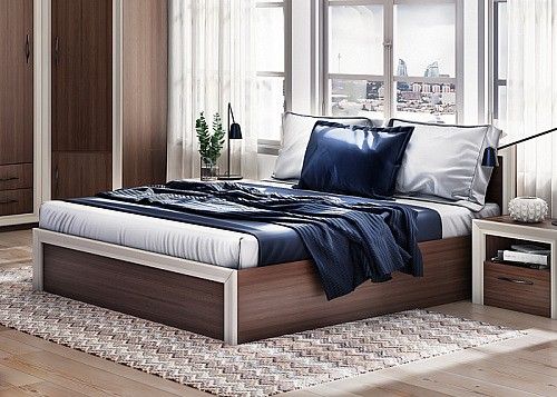 Кровать двуспальная Merdes Нобиле Кр-160 ШКр Кровать двуспальная Merdes Нобиле Кр-160 ШКр