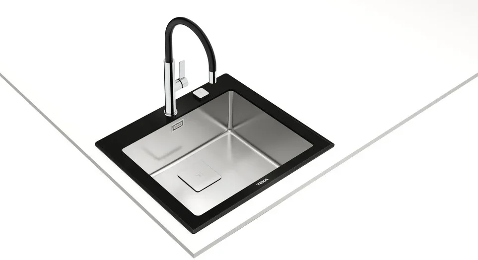 Врезная раковина Teka DIAMOND RS15 1B 60 BLACK