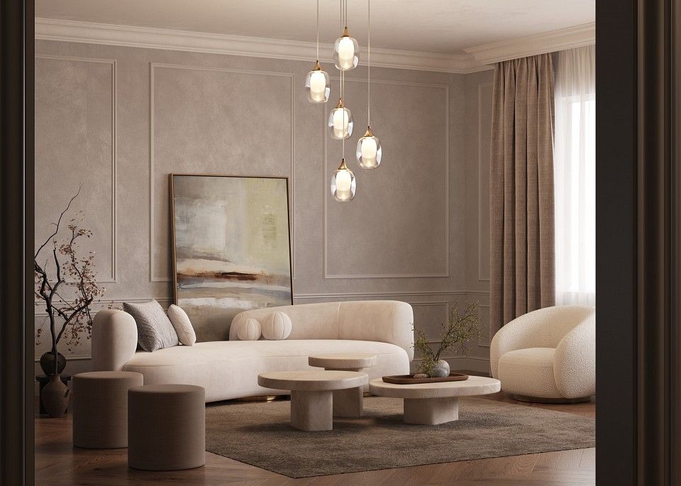 Подвесной светильник Maytoni Аура MOD016PL-05BS