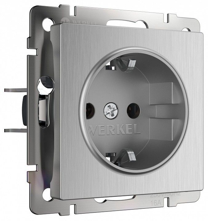 Розетка с заземлением Werkel  W1171009