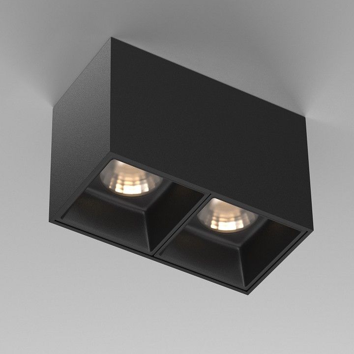 Накладной светильник Maytoni Technical Alfa LED C065CL-02-L12W3K-B