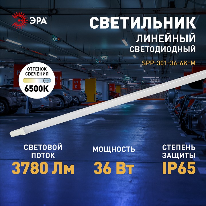Накладной светильник Эра  SPP-301-36-6K-M