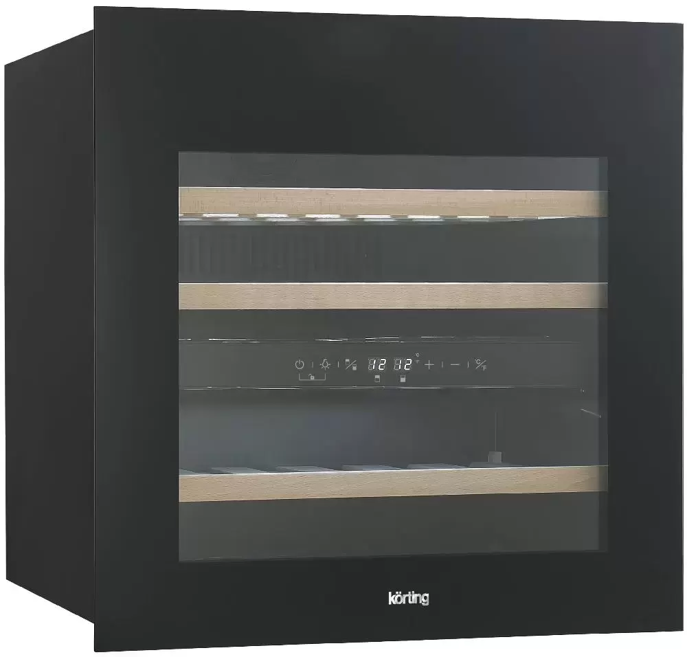Встраиваемый винный шкаф Korting KFW 604 DB GN