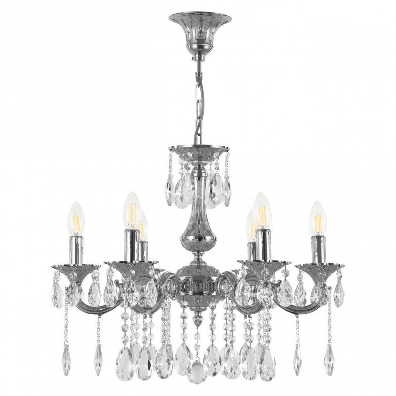 Подвесная люстра Bohemia Ivele Crystal AL77 AL77101/6/175 A Ni