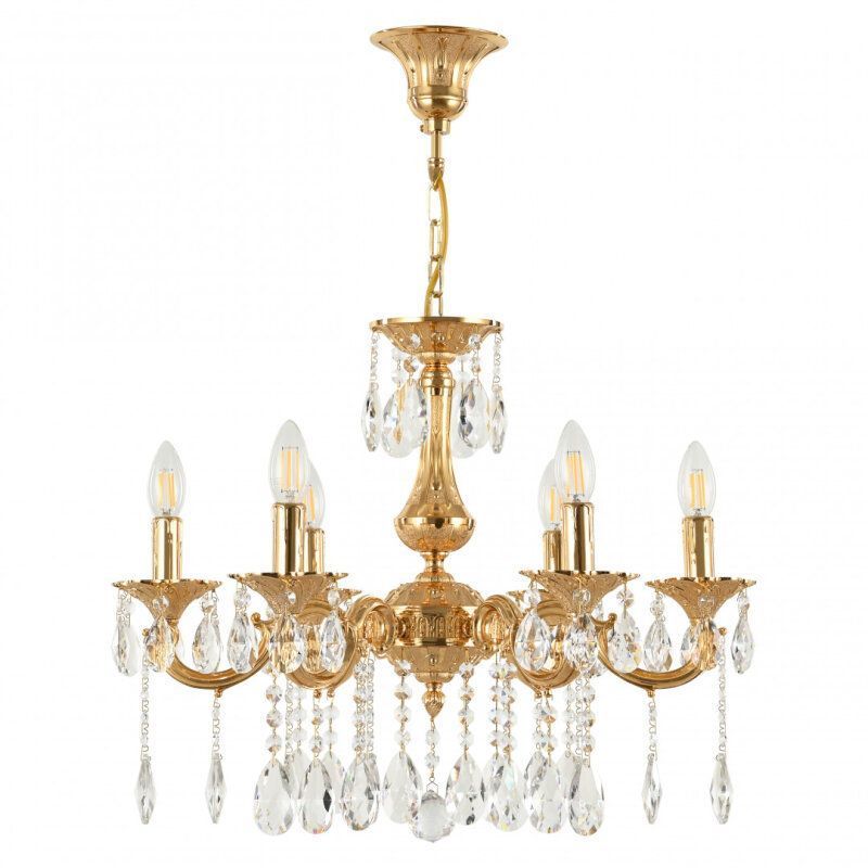 Подвесная люстра Bohemia Ivele Crystal AL77 AL77101/6/175 A G
