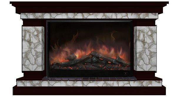 Комплект из электрокамина напольного и портала (143x45x82.5 см) Лорд Карелия Premier S10 ЛО000046