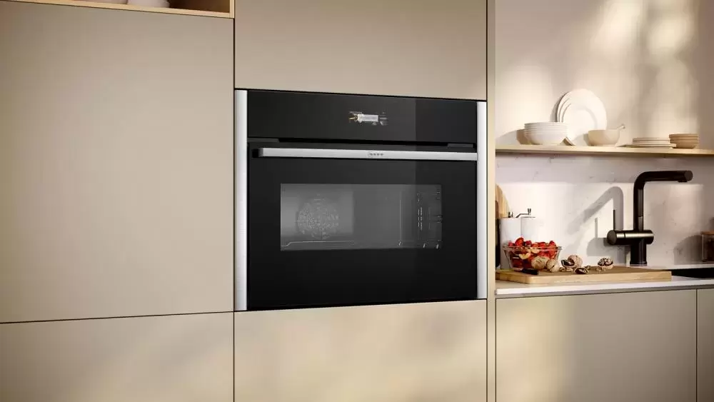 Компактный духовой шкаф с микроволнами Neff C24MR21N0