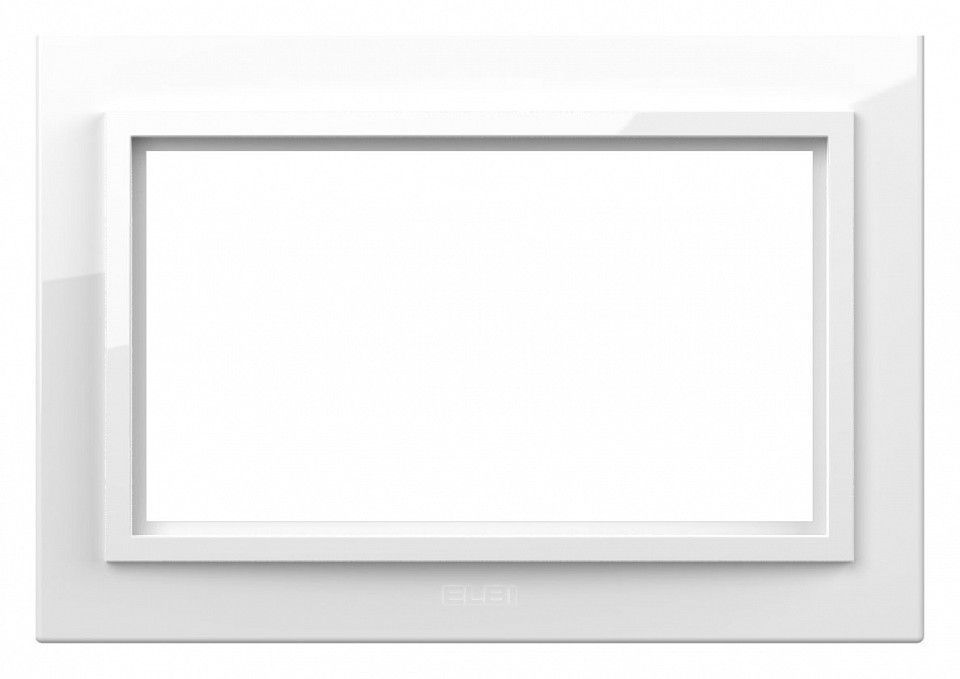 Рамка для двойной розетки Elbi Eleсtriс Zena 608-015600-907