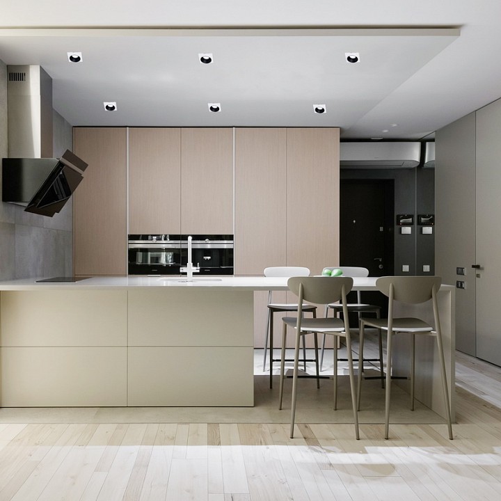 Встраиваемый светильник Reluce 51612 51612-9.0-001MN MR16 WH+BK