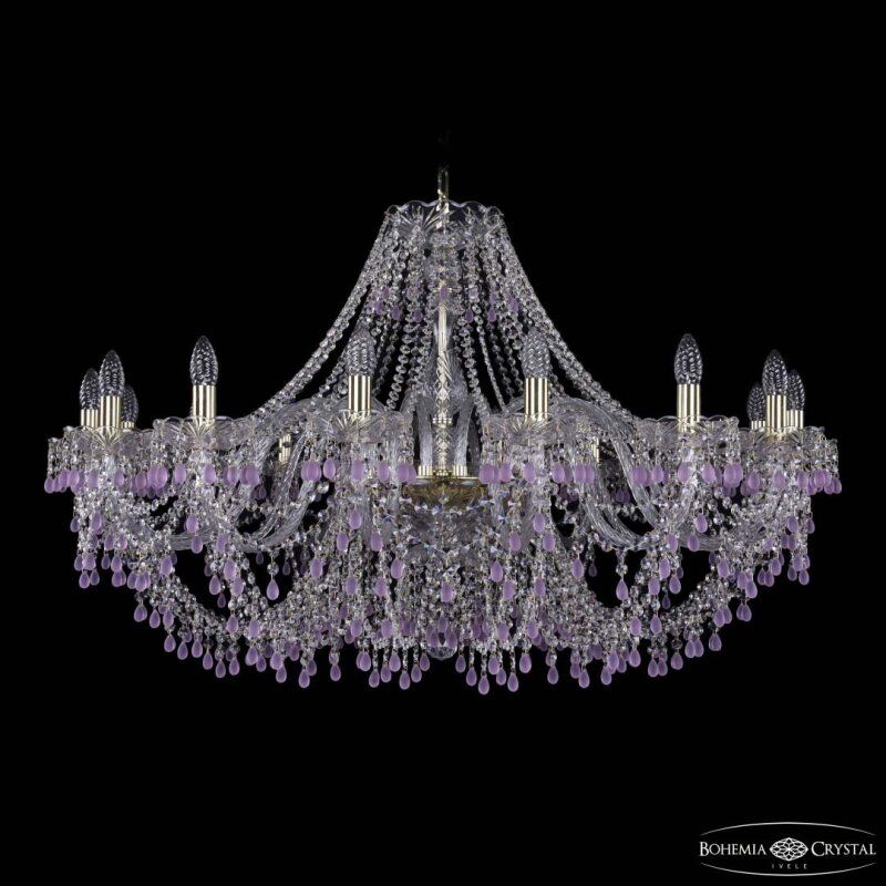 Подвесная люстра Bohemia Ivele Crystal 1410 1410/16/400 G V7010