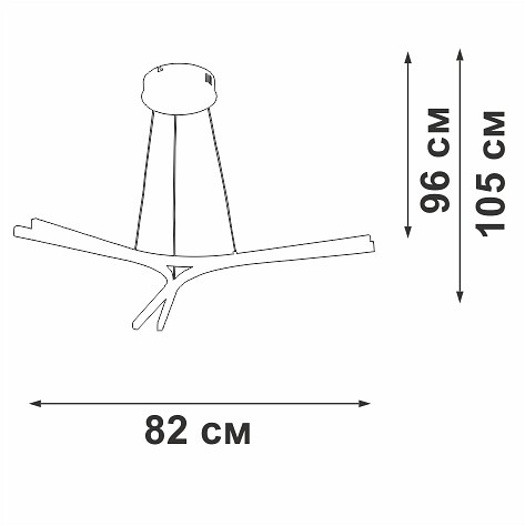 Подвесной светильник Vitaluce V2512DT V2512DT-0/3S