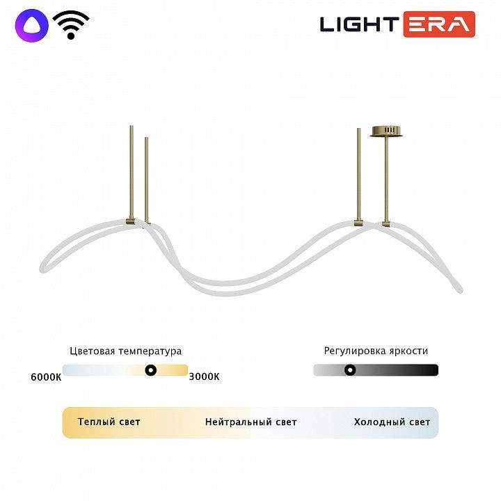Светильник на штанге LIGHTERA Nyasa LE117L-120GB WIFI