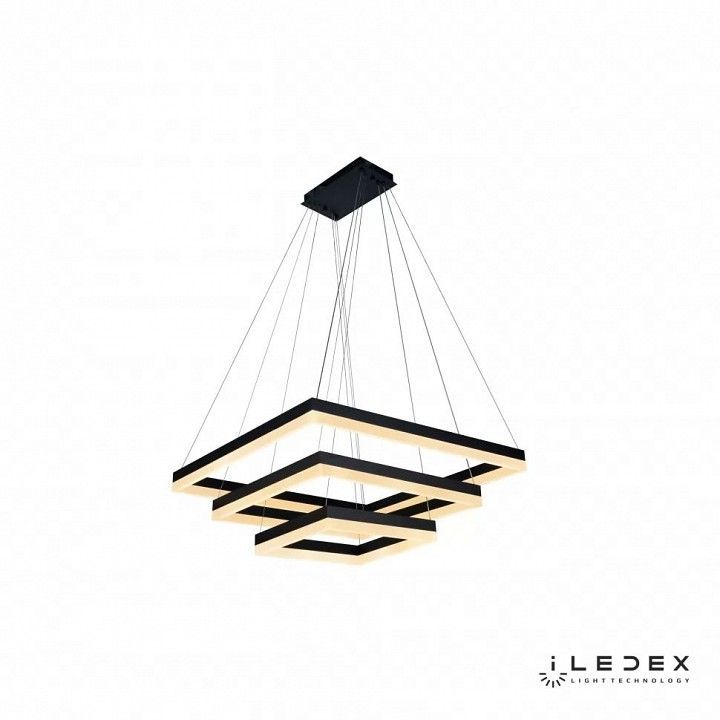 Подвесной светильник iLedex Twins D0319-3 (400x600x800) BK