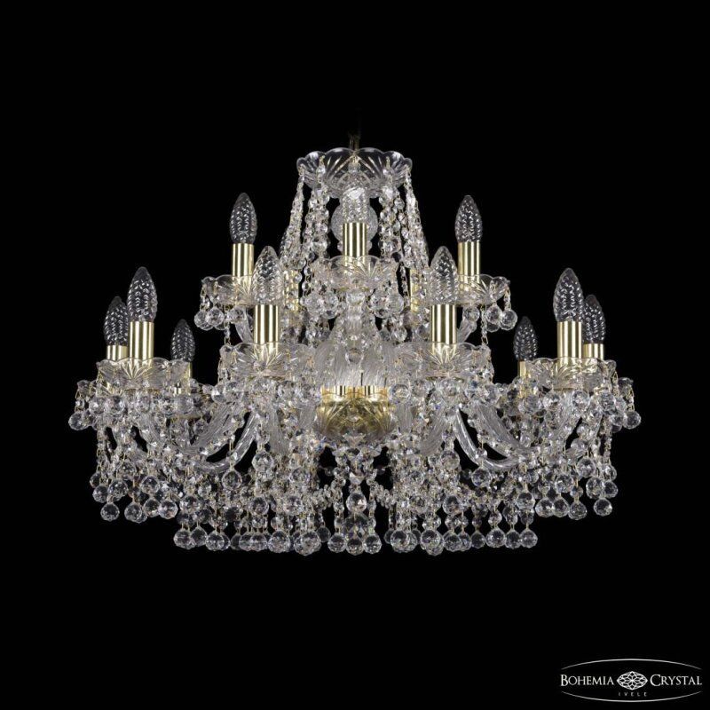 Подвесная люстра Bohemia Ivele Crystal 1409 1409/10+5/240 G