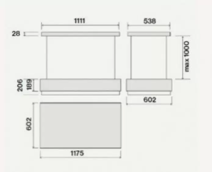Вытяжка Falmec CIRCLE.TECH Levante 120 ISOLA white (600)