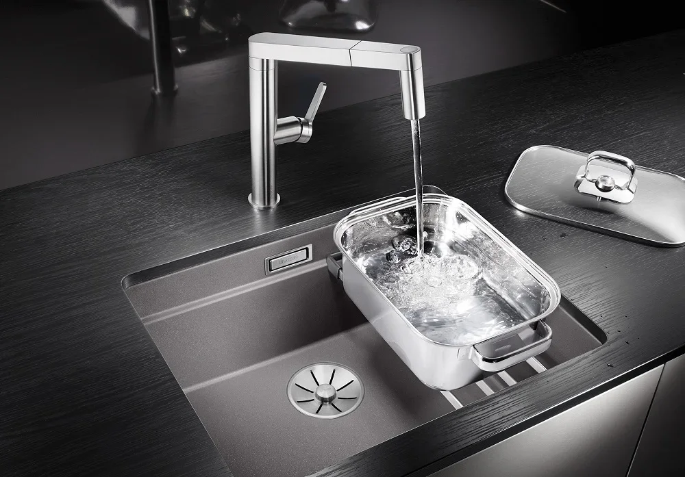 Смеситель Blanco PANERA-S 521547 нержавеющая сталь