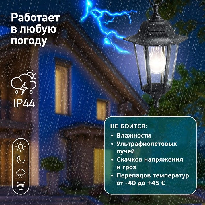 Подвесной светильник Эра  НСУ 06-60-001 черный