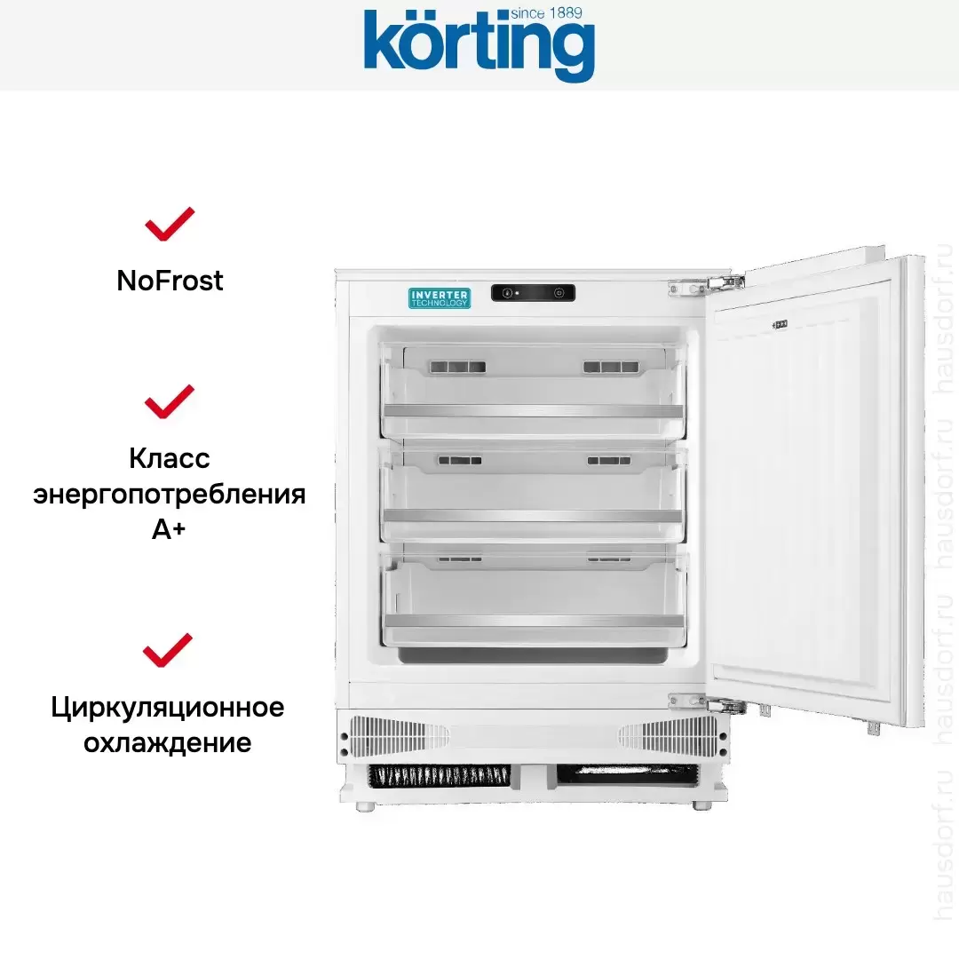 Встраиваемая морозильная камера Korting KSI 8217 F