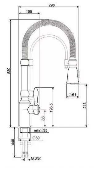 Смеситель Smeg MIDR7CR-2