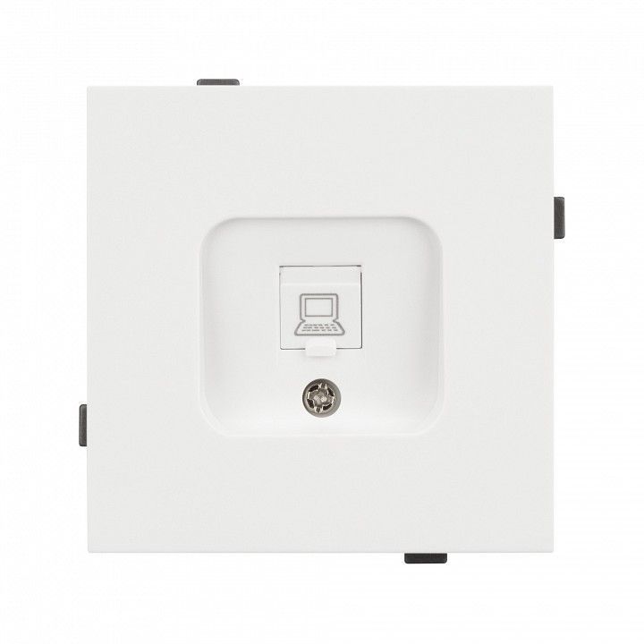 Розетка Ethernet RJ-45 и со шторками, без рамки Arlight SCT-TENDO 054594