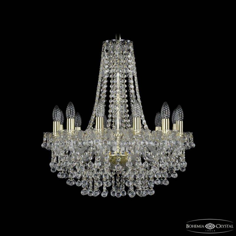 Подвесная люстра Bohemia Ivele Crystal 1409 1409/12/195/h-63 G