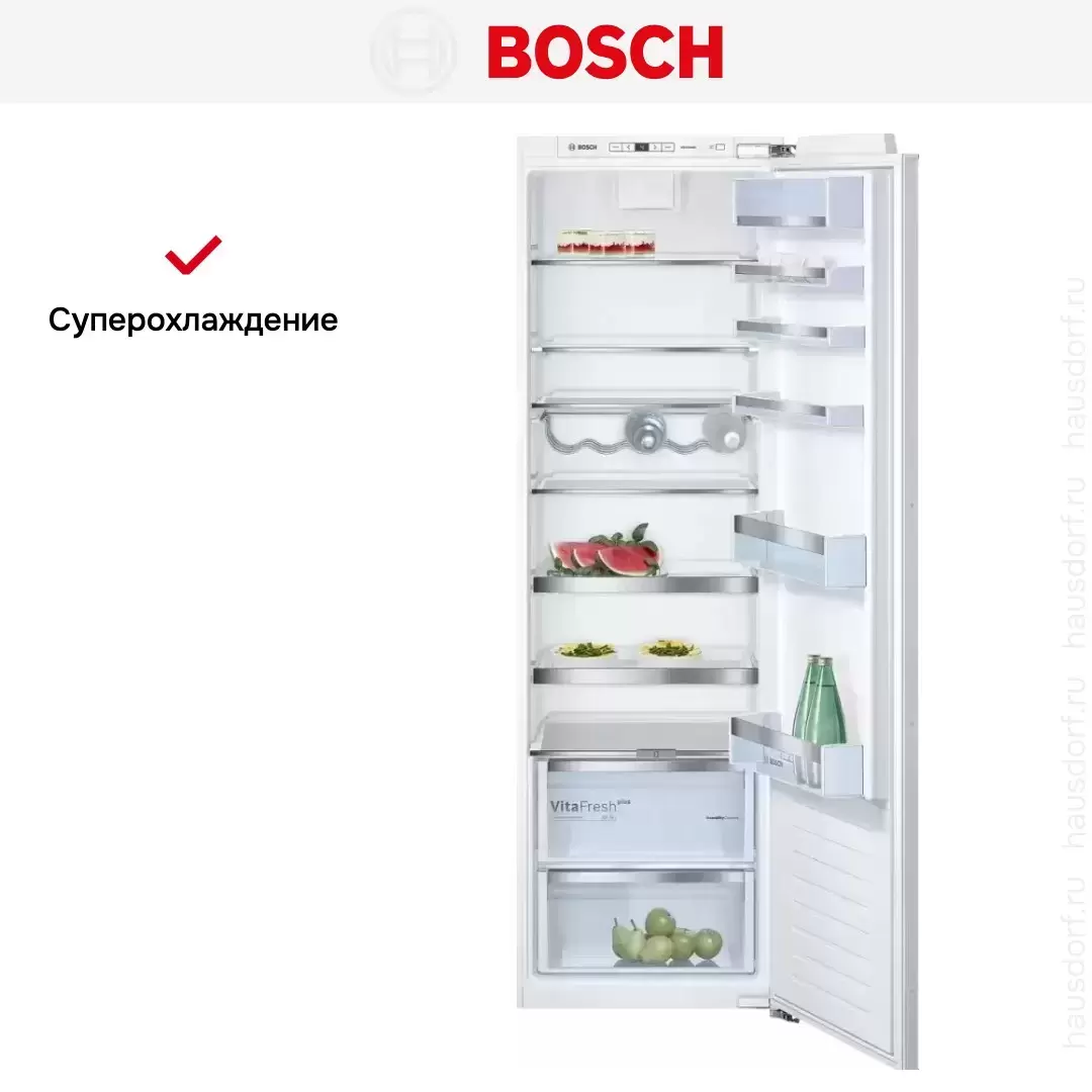 Встраиваемый однокамерный холодильник Bosch KIR81AF30U